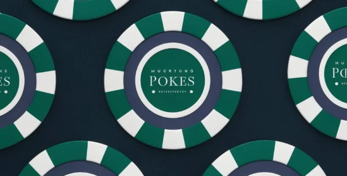 Poker chip business cards