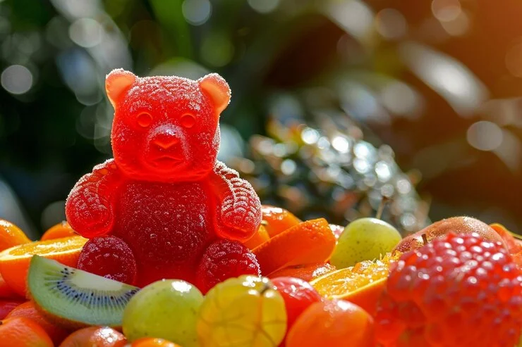 Sugar free jelly bears