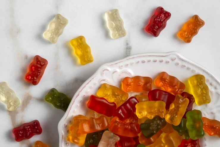 Sugar free jelly bears